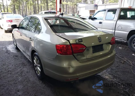 2012 Volkswagen Jetta 2.5L Se z USA, uszkodzony, nr VIN 3VWDP7AJ2CM116585